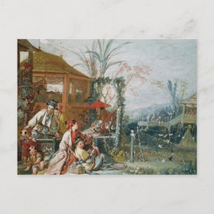 Kinesiska Hunt, c.1742 Vykort