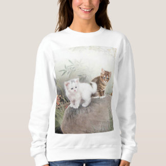 Kinesiska kattungar för kattkonst två t-shirt