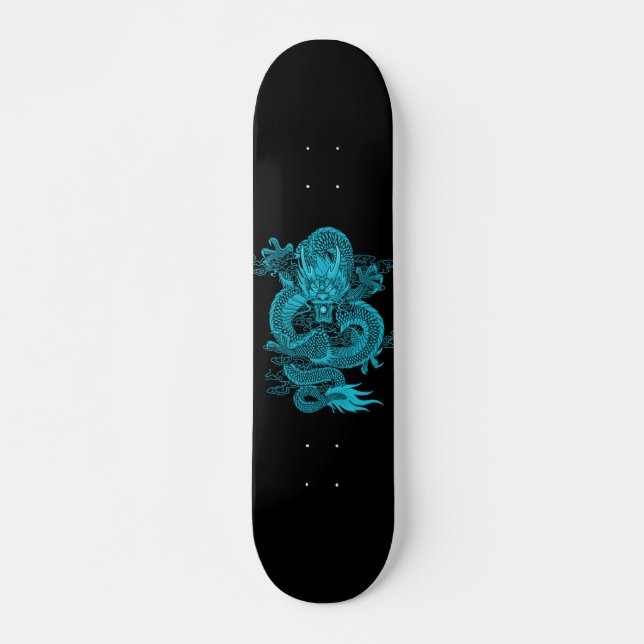 Kinesiska kejsare Dragon One Inslag Pro Deck Mini Skateboard Bräda 18,5 Cm (Framsida)