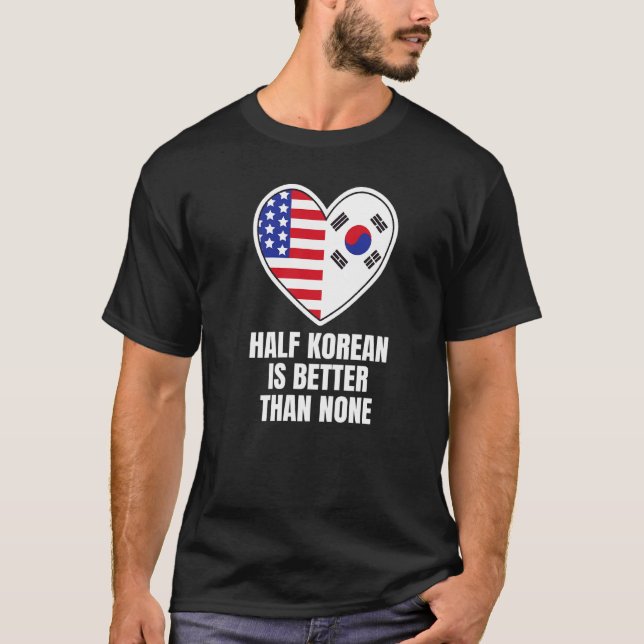 Kinesiska koreanska koreanska halvkoreanska diaspo t shirt (Framsida)