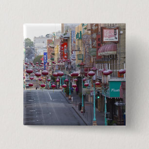 Kinesiska kvarteren på Grant Street i San Francisc Knapp