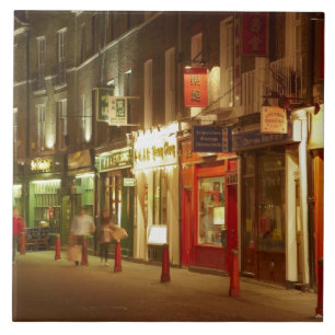 Kinesiska kvarteret, Soho, London, England, Storbr Kakelplatta