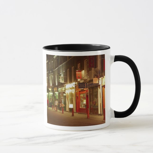 Kinesiska kvarteret, Soho, London, England, Storbr Mugg (Höger)