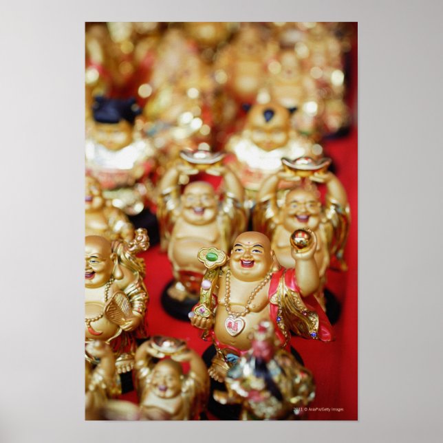 Kinesiska Laughing Buddhas Poster (Framsidan)