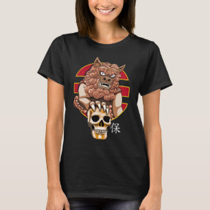 Kinesiska Lejona väktare - Foo Hund T Shirt