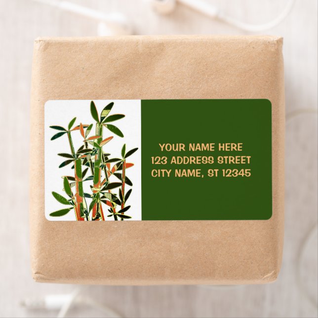 Kinesiska Lucky Bamboo Plants. personlig Fraktsedel (Insitu)