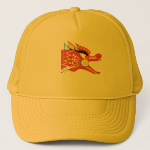 Kinesiska Lunar New Year Red Dragon 2024 Keps