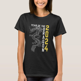 Kinesiska Lunar, nya året Red Lycka till Dragon 20 T Shirt