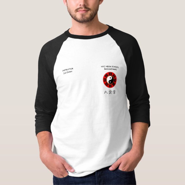 Kinesiska martialkonst | Baguazhang Pa Kua-träning T Shirt (Framsida)