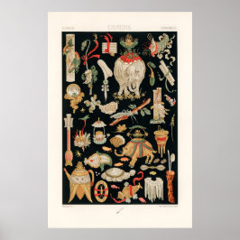 Kinesiska Mönster Poster