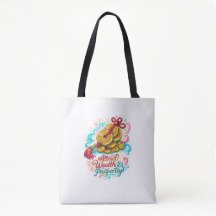 Kinesiska Mynt Lucky Charm Tote Bag | Feng Shui Gå