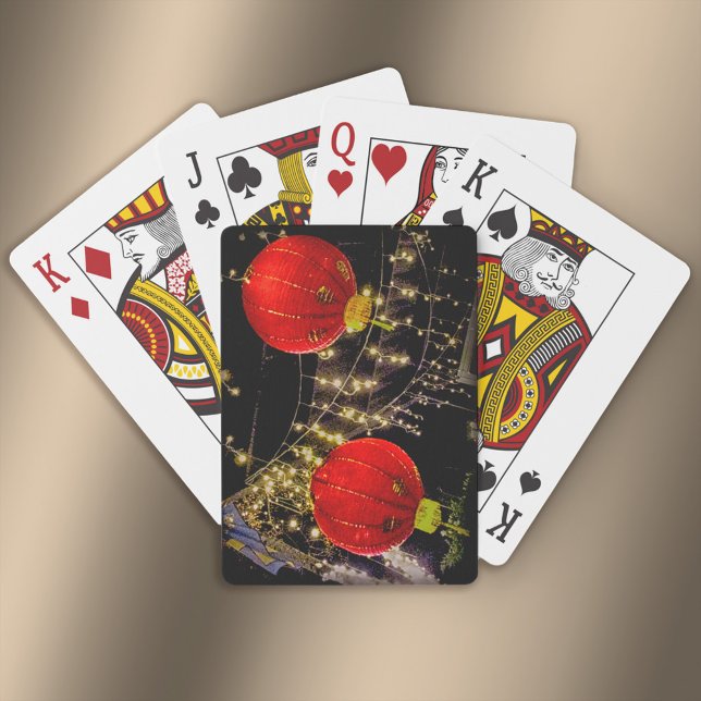 Kinesiska nyårslandskap casinokort (Skapare uppladdad)