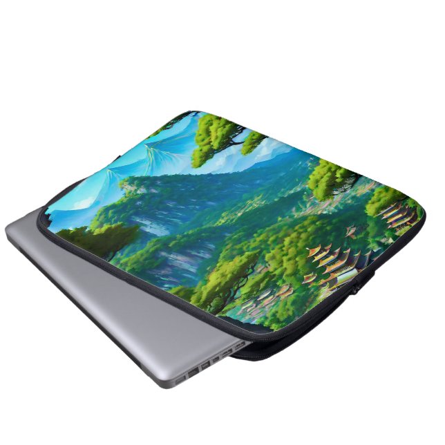 Kinesiska Palace Valley Laptop Fodral (Framre botten)