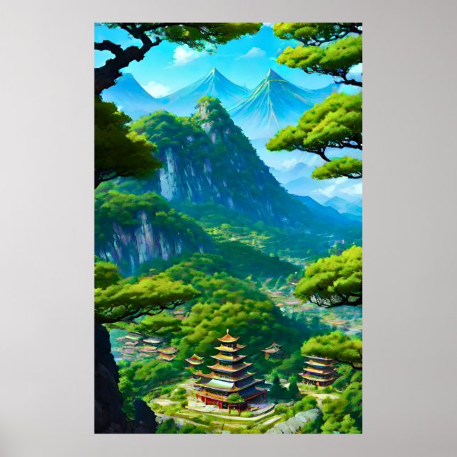 Kinesiska Palace Valley Poster (Framsidan)