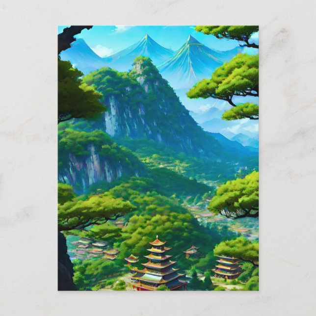 Kinesiska Palace Valley Vykort (Framsida)