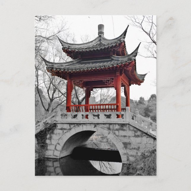 Kinesiska Pavilion Vykort (Framsida)
