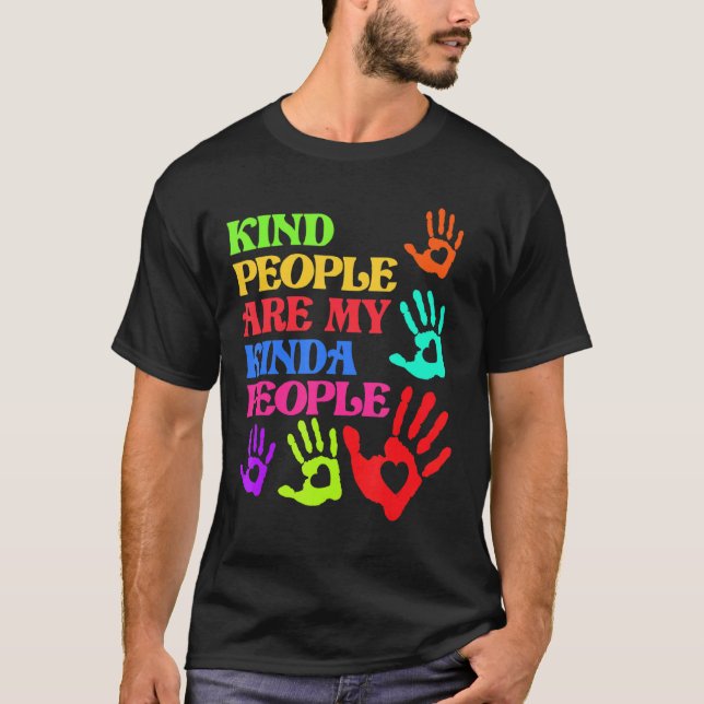 Kinesiska People Orange Unity Kindness Anti Bullyi T Shirt (Framsida)