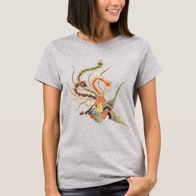 Kinesiska Phoenix - Fenghuang Mythological Birds A Tröja (Framsida)