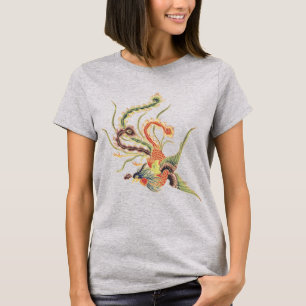 Kinesiska Phoenix - Fenghuang Mythological fåglar T-shirt