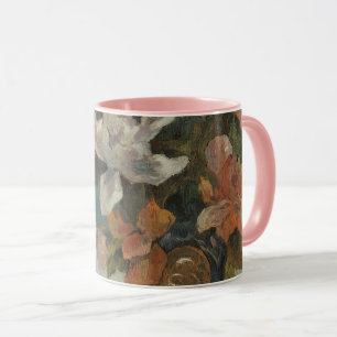 Kinesiska pioner och mandolin av Paul Gauguin Mugg