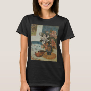 Kinesiska pioner och mandolin av Paul Gauguin T Shirt