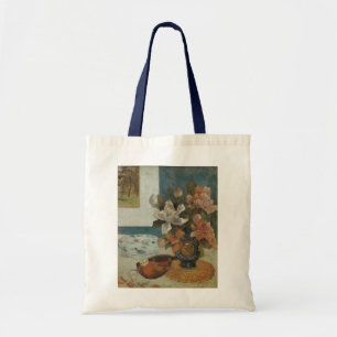 Kinesiska pioner och mandolin av Paul Gauguin Tygkasse