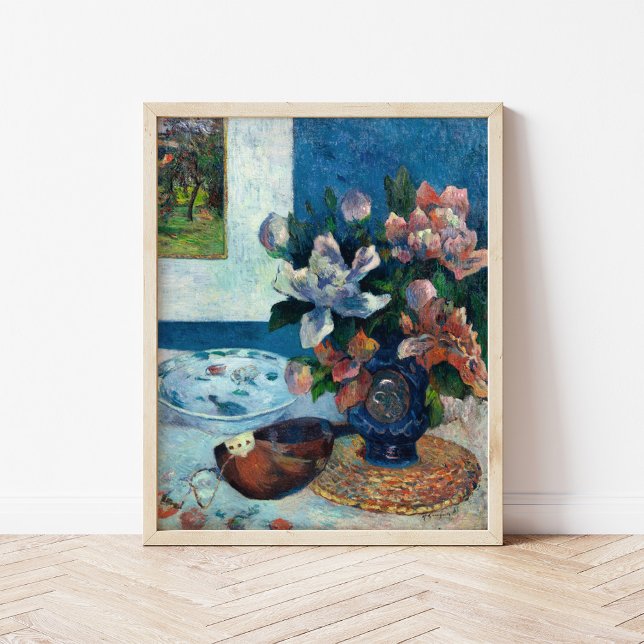 Kinesiska ponnyer och mandolin | Paul Gauguin Poster (Skapare uppladdad)