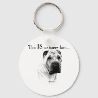 Kinesiska Shar Pei Lycklig Ansikte
