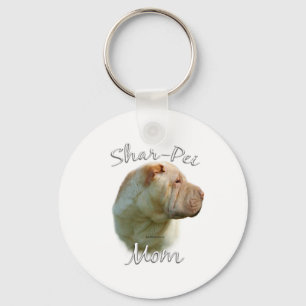 Kinesiska Shar-Pei Mamma 2 Nyckelring