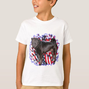 Kinesiska Shar-Pei Patriot T Shirt