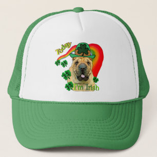 Kinesiska Shar-Pei St. Patrick's Day Keps