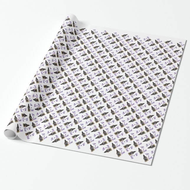 Kinesiska Shar-Pei Trick Presentpapper (Utrullad)