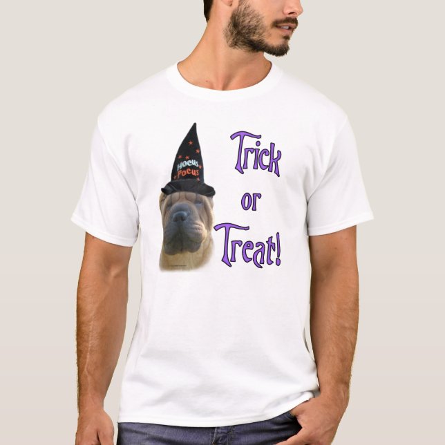 Kinesiska Shar-Pei Trick T-shirt (Framsida)