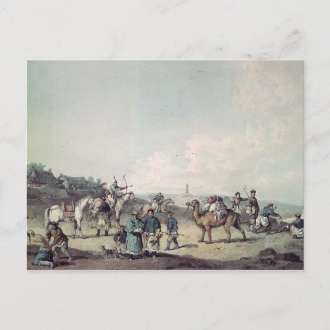 Kinesiska soldater vykort (Framsida)