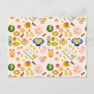 Kinesiska sötkakor vykort
