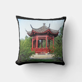 Kinesiska teahouse dekorativ kudde