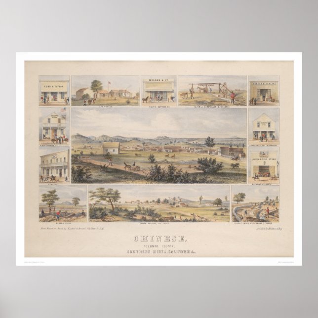 Kinesiska, Tolumne [sic] County (1300) Poster (Framsidan)