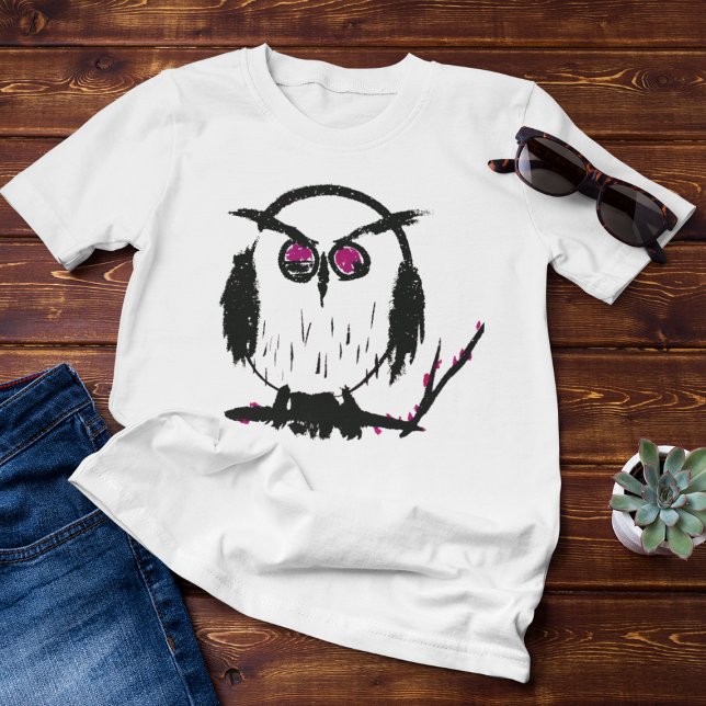 Kinesiska Uggla - Shirt T Shirt (Skapare uppladdad)