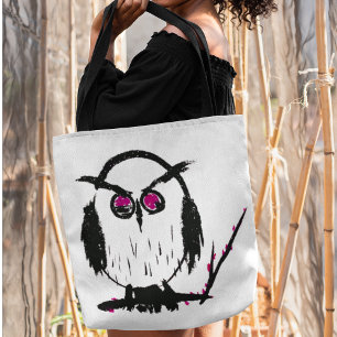 Kinesiska Uggla - Tote bags Tygkasse