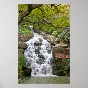 Kinesiska vattenfall poster