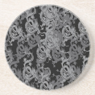 Kinesiska Ying Yang Dragon Underlägg