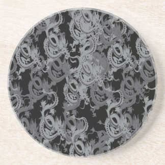 Kinesiska Ying Yang Dragon Underlägg