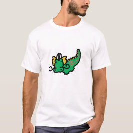 Kinesiska Zodiac Dragon Doodle Art T Shirt