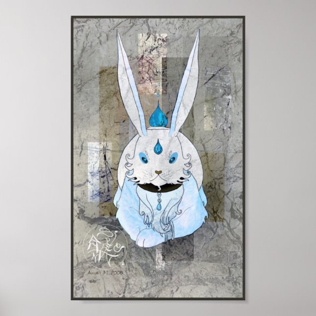 Kinesiska Zodiac Rabbit Poster (Framsidan)