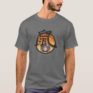 Kinesiska Zodiac "Råtta" T-Shirt