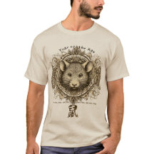 Kinesiska Zodiac "Råtta" T-Shirt