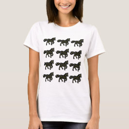 Kinesiska Zodiaken Häst Galaxy – Kosmisk Häst T Shirt