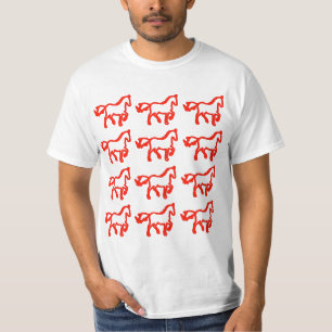 Kinesiska Zodiaken Häst Galaxy T Shirt