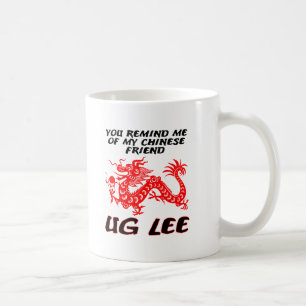 Kinesiske vännen Ug Lee rolig mugg