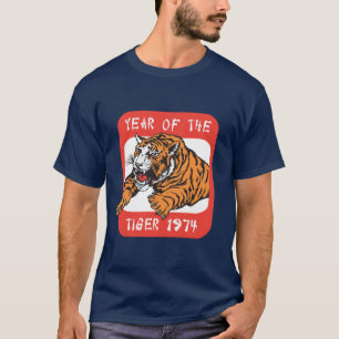 Kinesiskt år av de mörka T-tröja för tiger 197 T-shirt